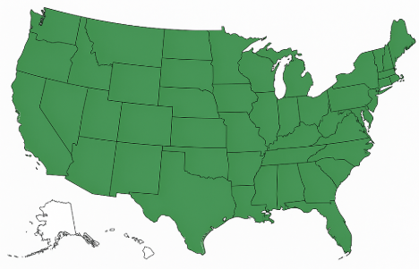Growth region map