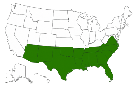 Growth region map