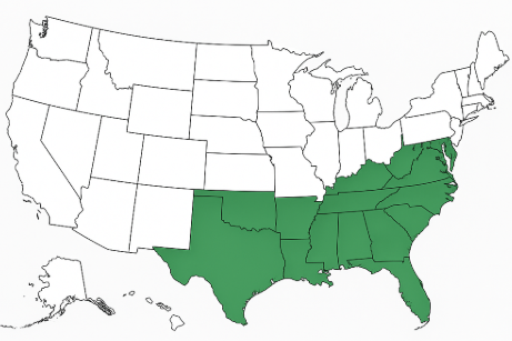 Growth region map
