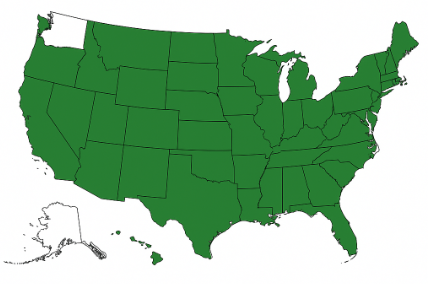 Growth region map