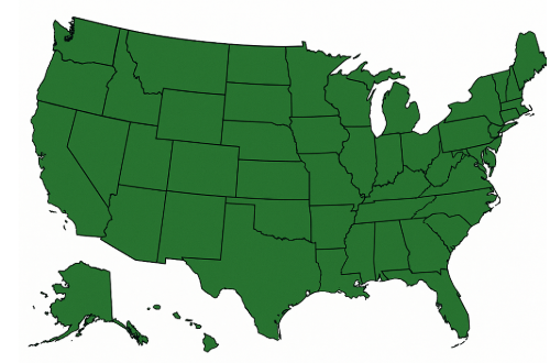 Growth region map