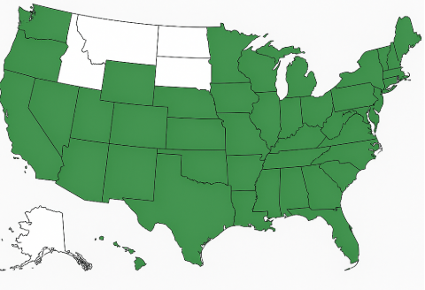 Growth region map