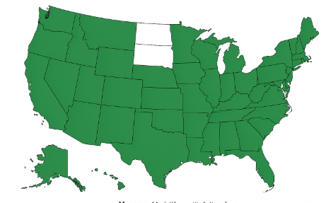 Growth region map