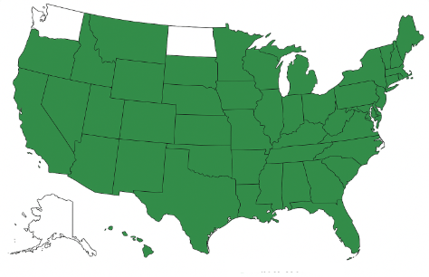 Growth region map